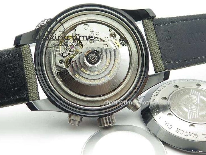 MIROTIME 0512 SunProtective Pilot Top Gun Miramar IWC388002 V6 1:1 Best Edition Ceramic Case On Nylon Strap A 7325